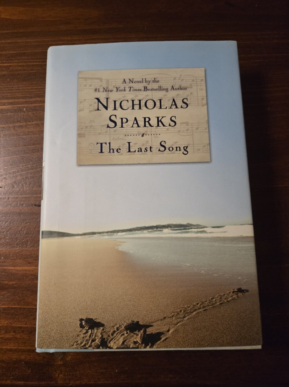 Nicholas Sparks The Last Song Hardcover Book - Light Blue & Sand - Picture 2 of 4